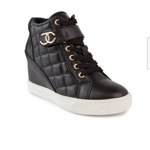Juicy Couture wedge sneakers-black